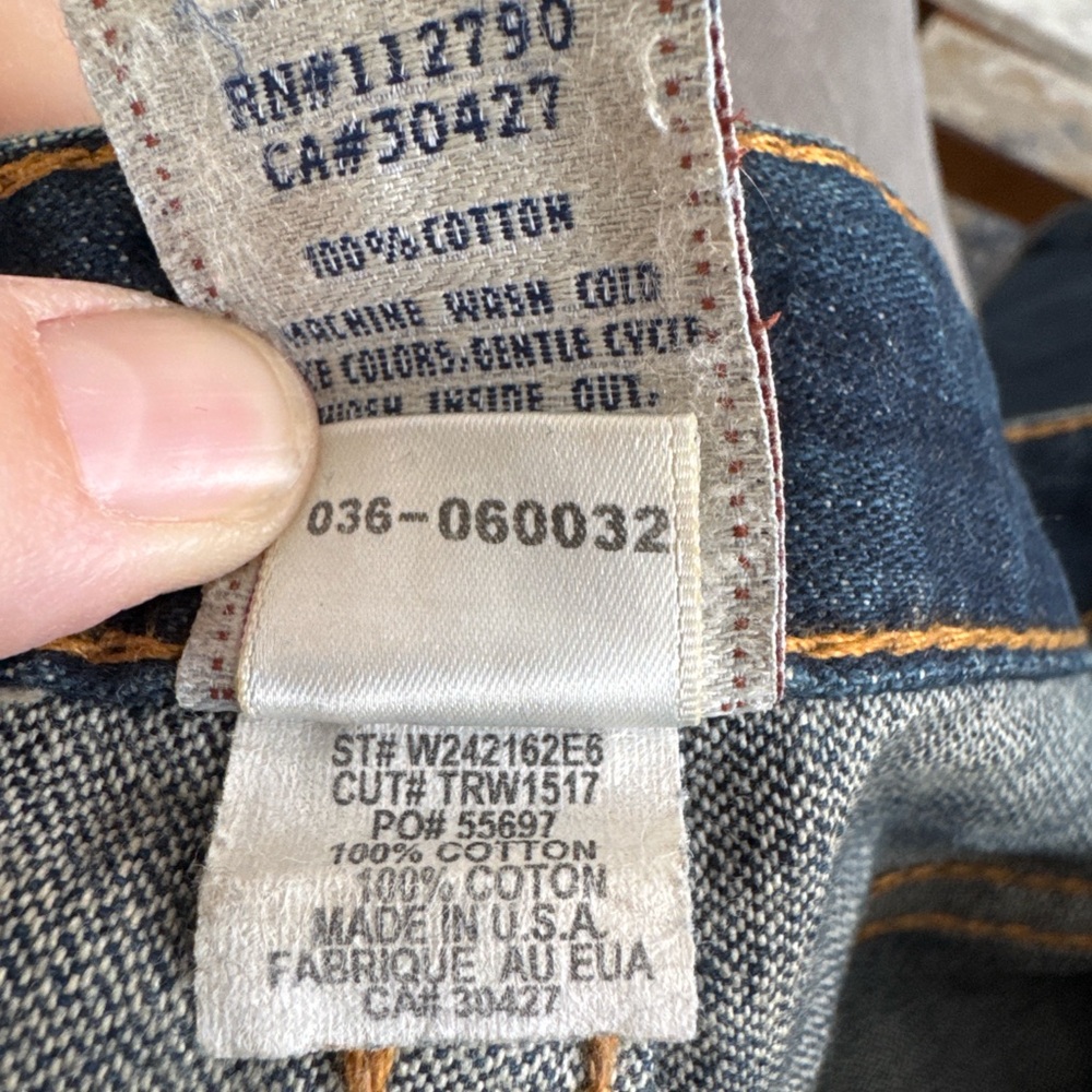 True Religion Joey Bootcut Jeans – Size 29 – Made in USA – Y2K Vintage - Picture 6 of 6